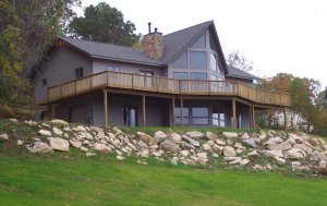 Contemporary Home with Prow Gable in historic Oley Valley