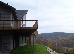 Scenic View from Contemporary Home by R.F. Mader Jr. Custom Builder